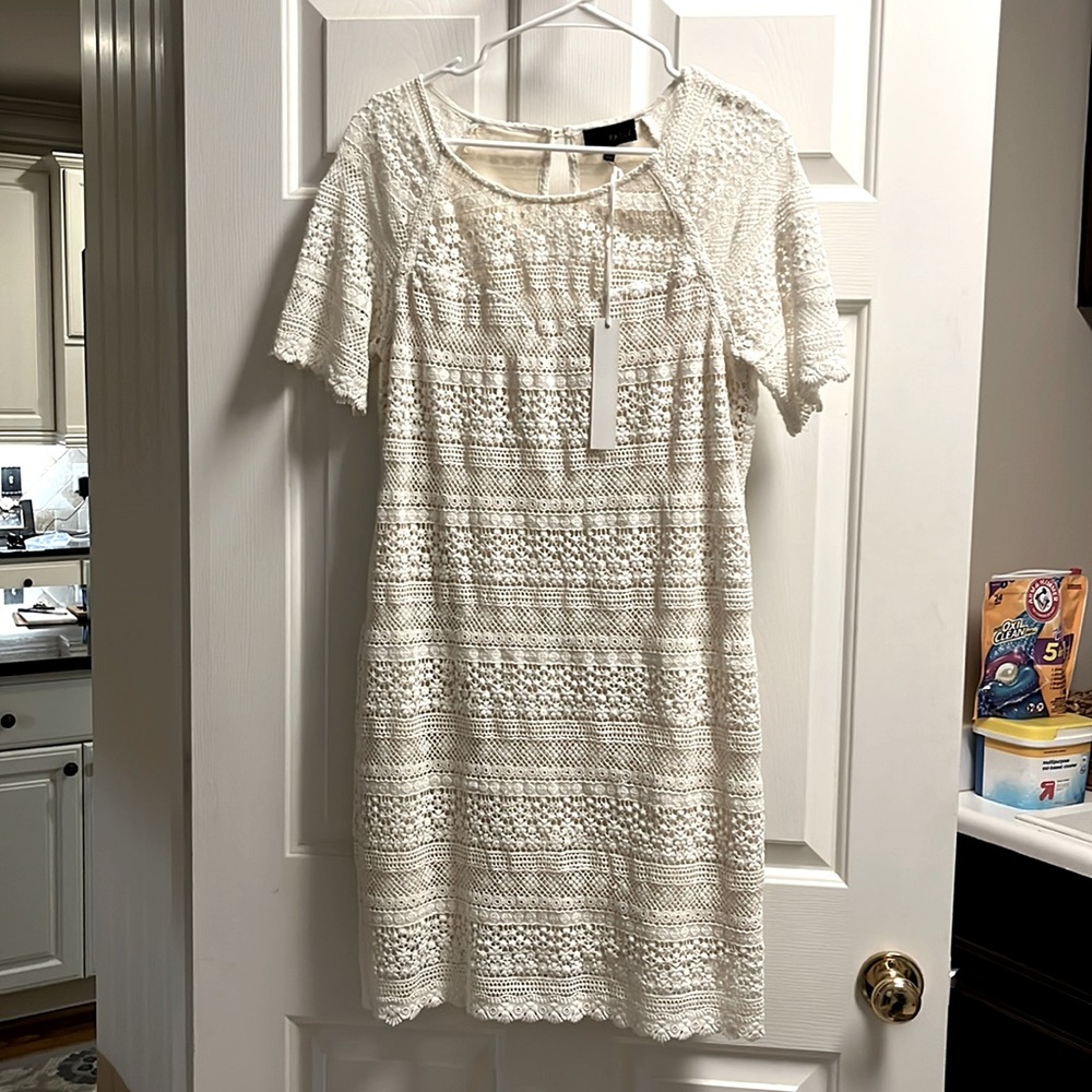 NWT white lace FABLE dress